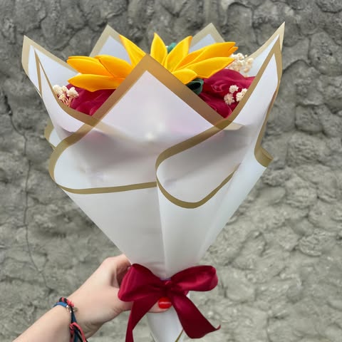 Petit bouquet tournesol