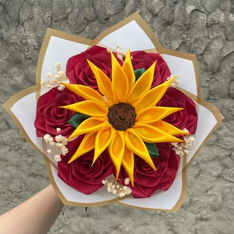 Petit bouquet tournesol