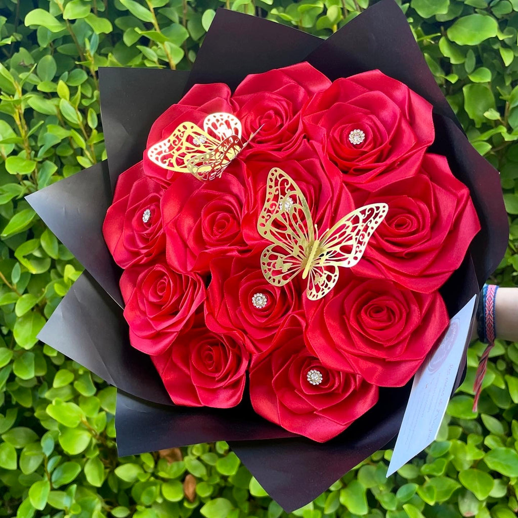 Bouquet 12 roses rouges