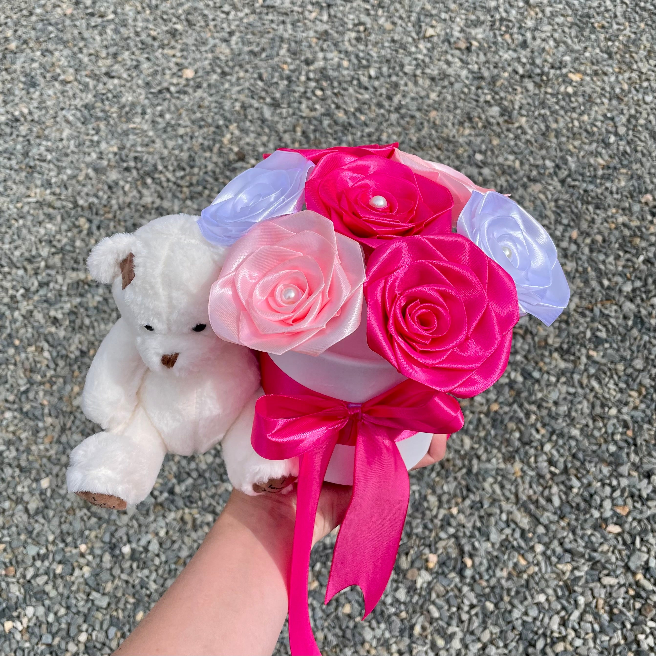 Box 7 roses nounours