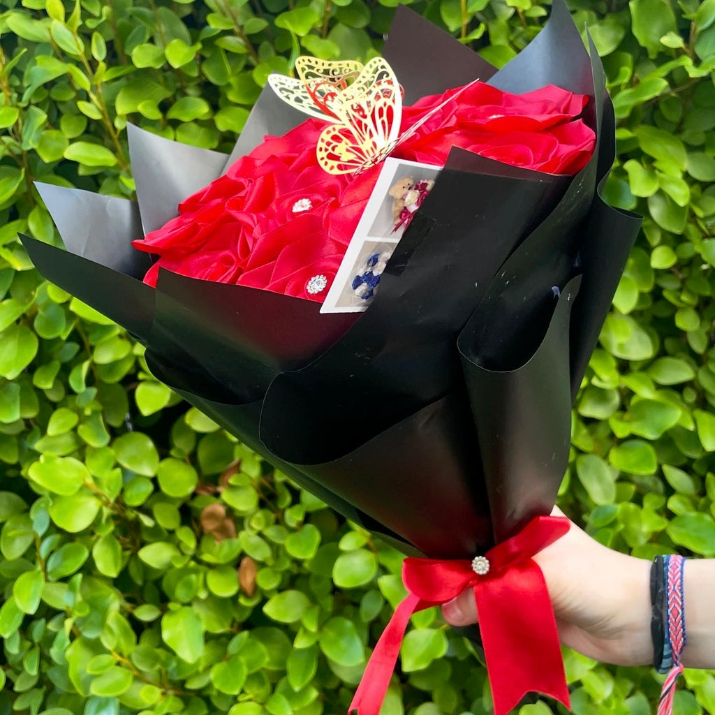 Bouquet 12 roses rouges