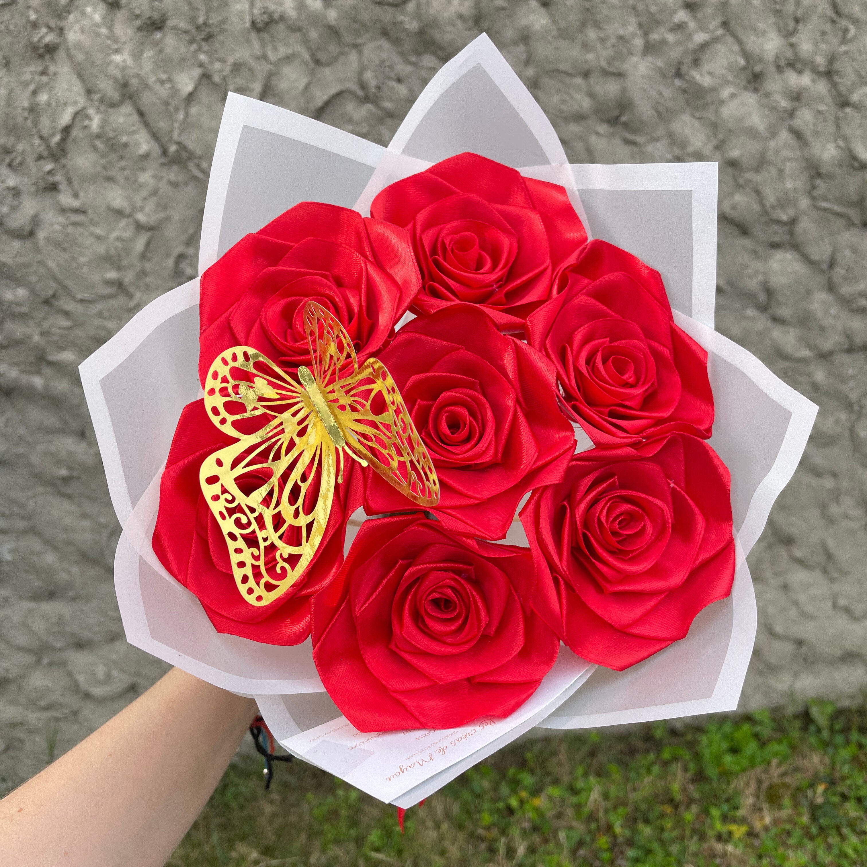 Bouquet 7 roses rouges