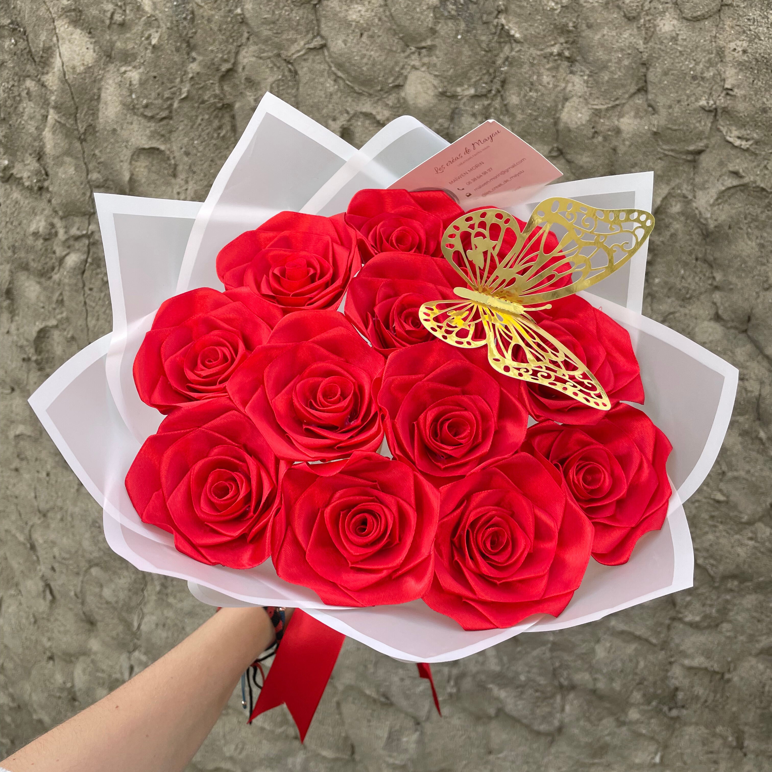 Bouquet 12 roses rouges