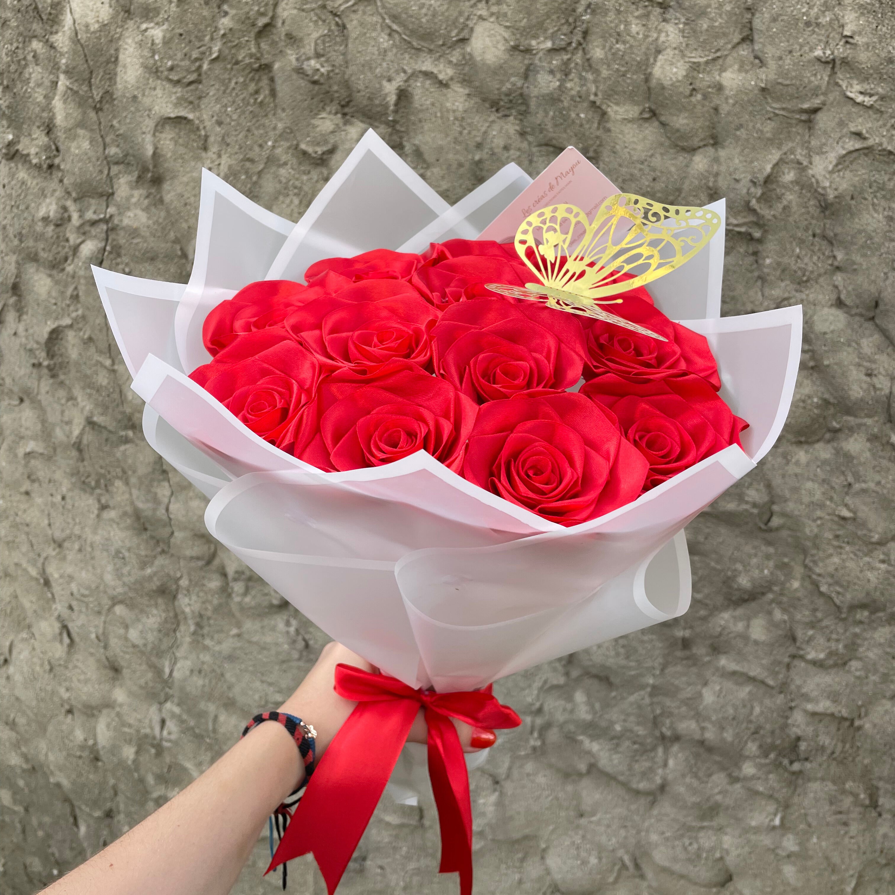 Bouquet 12 roses rouges